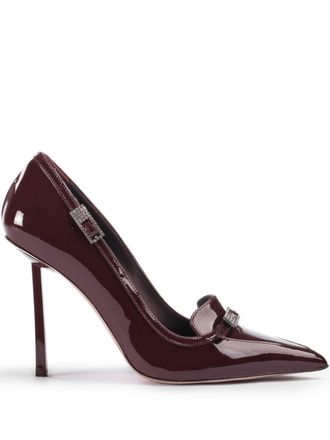 Le Silla Pumps Morgana in pelle 100mm - Marrone