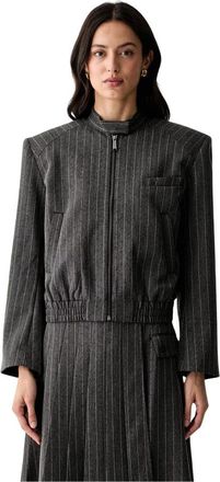 Karl Lagerfeld Korte overgangsjas - Dames - Zomerjassen - Grijs - XS - Jassen