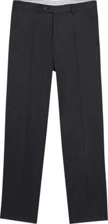 Brooks Brothers Broek van zuivere wol - Heren - Nette broeken - Grijs - W32 - Wol - Broeken