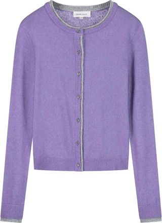 Fab By Fabienne Chapot Elora Cardigan - Dames - Vesten - Paars - S - Wol - Truien & Vesten
