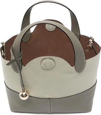 Furla Tassen, Dames, Groen, ONE Size, Leer, Primrose M Tote W/Flap