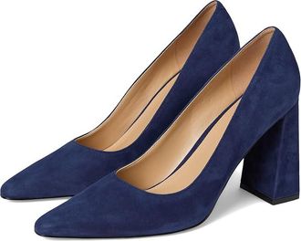 Marc Fisher Minny Womens Shoes Dark Blue Suede : 6.5 M, Leather