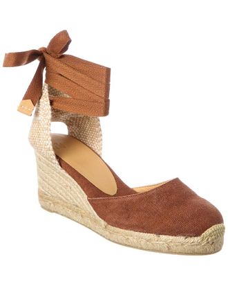 Castaner Carina Canvas Wedge Sandal
