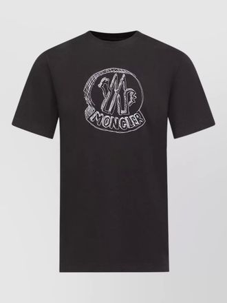 Moncler cotton crew neck t-shirt
