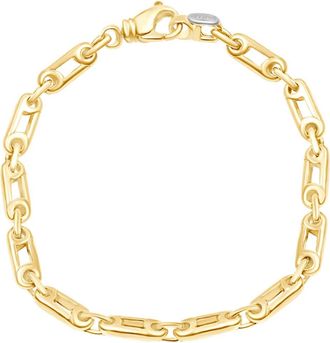 Pompeii3 Mens Link 14k Gold (23gram) or Platinum (38gram) 4-5.5mm Bracelet 8.5