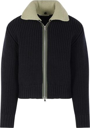 Namacheko zip-up cardigan - Zwart