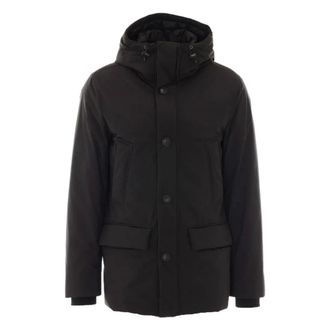 Woolrich Cloud Arctic Parka - Heren - Jassen - Zwart - Maat: S Zijde