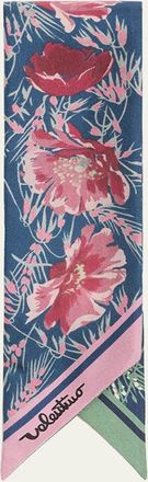 Valentino Garavani Apres LHiver Poppies Silk Bandeau Scarf