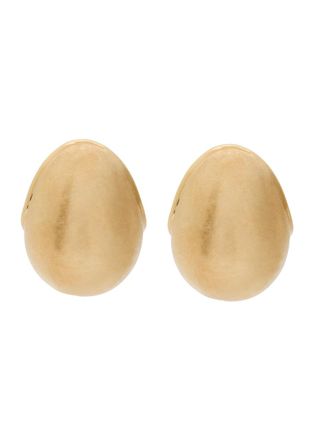 Jacquemus Les Boucl&eacute;s Raisin Brushed Drop Earrings - Gold - One Size