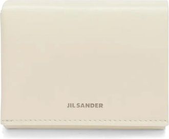 Jil Sander Folded leather card holder
