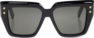 Balmain Occhiali da sole squadrati - Nero