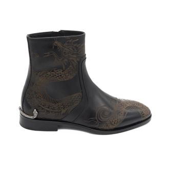 Roberto Cavalli Heren, Schoenen, Zwart, Maat: 42 EU Leer