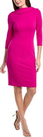 Adrianna Papell Crepe Midi Dress