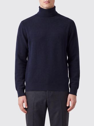 Brioni Cashmere and Wool Blend Turtleneck Jumper with Ribbed Trims