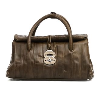 Zanellato Handbags, female, Green, Size: ONE SIZE Green Pleated Handbag