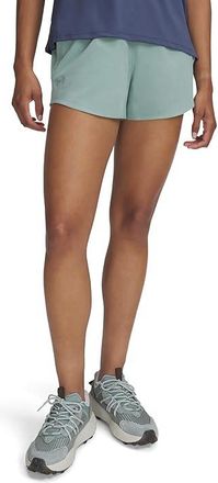 Under Armour Flex Woven 3 Inch Shorts Womens Shorts Silica Green/Silica Green : LG (US 12-14) 3, Elastane/Polyester