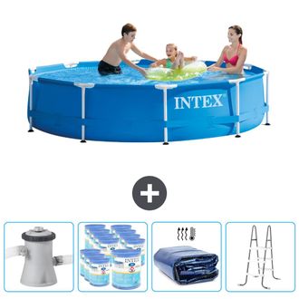 Intex Piscina Con Estructura Redonda - 305x76 Cm - 5-piezas Scb95