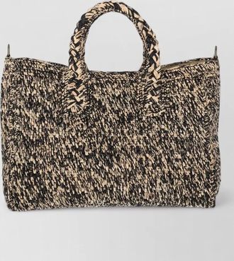 Ibeliv shoulder bag braided handles detachable strap