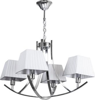 Fabrilamp L&aacute;mpara De Techo Indiana 4xe14 Blanco/cromo