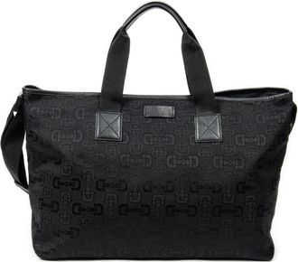 Gucci Borsa tote con stampa - Nero