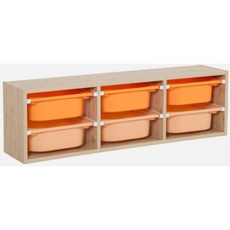 Sweeek Sweeek - Mobile di stoccaggio per bambini con 6 contenitori colorati