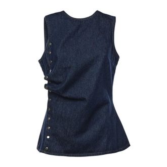 Rotate Rotate Birger Christensen, Dames, Tops, Blauw, Maat: XS Denim