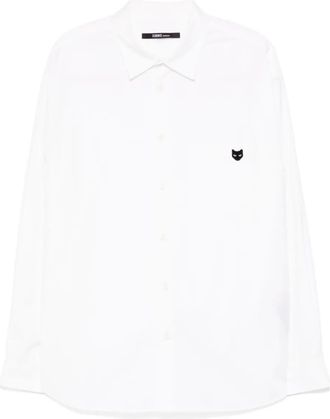 Songzio Camicia con risvolto - Bianco