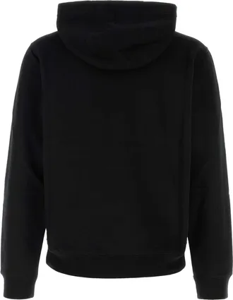 Versace Mens Black Cotton Sweatshirt Blackprint Exterior: Felpe Sweater