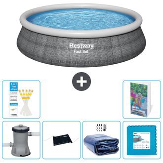 Bestway Piscina Bestway Fast Set Redonda - 457x84 Cm - 7-piezas S340