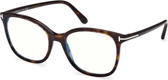 Tom Ford Ft 6089B 052 Eyeglasses - Dames - Brillen - Bruin - 54 MM - Accessoires