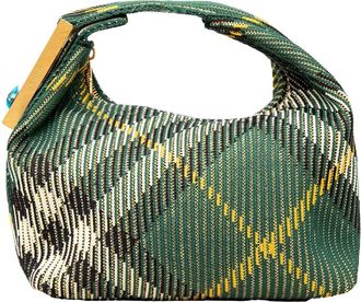 Burberry Green Polyamide Mini Peg Duffel Bag - 20S, Never Carried (Authentic Pre-Loved)