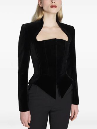 MUGLER Giacca stile corsetto - Nero