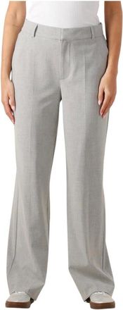 ALIX The Label Alix The Label, Broeken, Dames, Grijs, M, Elegante Folie Streep Broek