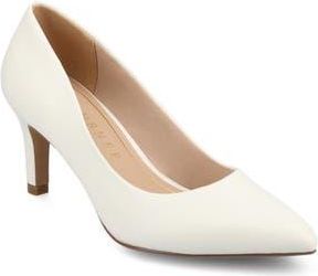 Journee Collection Scylee Pump in White at Nordstrom Rack, Size 8.5