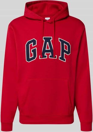 GAP Hoodie mit K&auml;ngurutasche in Rot, Gr&ouml;&szlig;e XXL