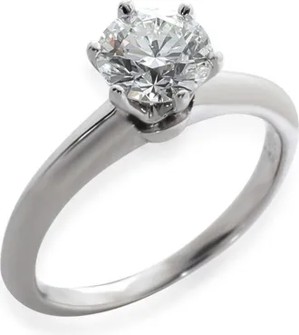 Tiffany & Co. Pre-Owned Tiffany & Co. 0.92 ct Round Brilliant Diamond Engagement Ring