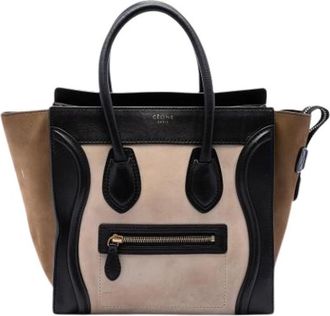 Celine Pre-owned Luggage Tote - Dames - Vintage Shopper - Veelkleurig - ONE Size - Leer - Vintage