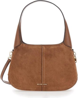 Michael Kors Alice Small Shoulder Bag - Dames - Schoudertassen - Bruin - ONE Size - Polyester - Tassen
