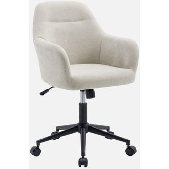 Sweeek Silla de oficina con ruedas ajustable metal y tela