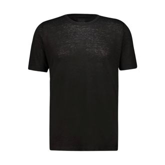 120% Lino Uomo, Top, Nero, S, new