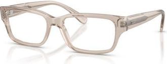 Diesel 54mm Square optical glasses in Grey at Nordstrom