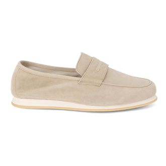 Fedeli Loafers, male, Beige, Size: 8 US Beige slip-on loafers, comfortable and versatile