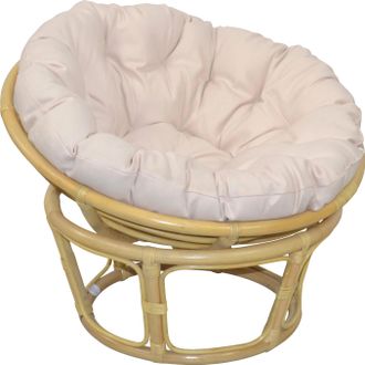 HOME AFFAIRE Rattanstuhl »Papasansessel, TOPSELLER!« () aus geflochtenem Rattan, in verschiedenen Grössen (80-110 cm)