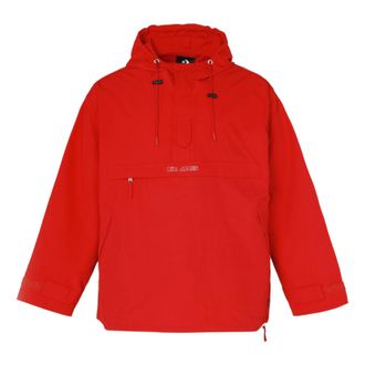 Converse Mens Converse x Kim Jones Crossover Casual Sports Half Zipper Hooded Jacket Red 10021731-A01
