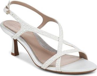 Naturalizer Truly Slingback Sandal in Silk White at Nordstrom, Size 7.5