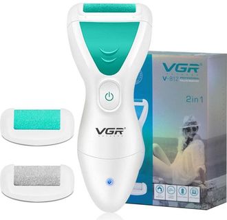 Trade Shop Trade Shop - Kit Per Rimozione Calli 2in1 Ricaricabile Pedicure Portatile Impermeabile V-812