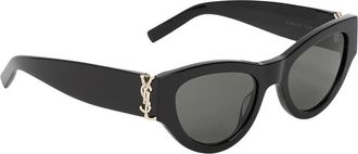 Saint Laurent Black SLM94 Cat-Eye Sunglasses