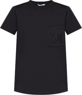 Max Mara Cotton T Shirt With Logo