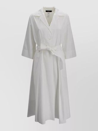 Max Mara cotton poplin midi shirt style dress