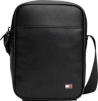 Tommy Hilfiger Mens TH FLAG MINI REPORTER AM0AM14015 Crossover, BLACK, One Size